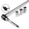 1/2" Drive Joint Handle Flexible Head Breaker Bar Wrench Spanner for Automotive Repair Strong Lever Handle Repair Tool