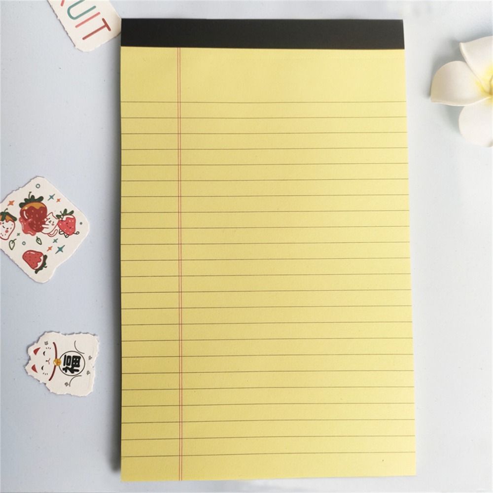 Tearable Legal Pad Ink-proof Lined Paper Memo Pad Writing Sheet Paper  Scribbling Book