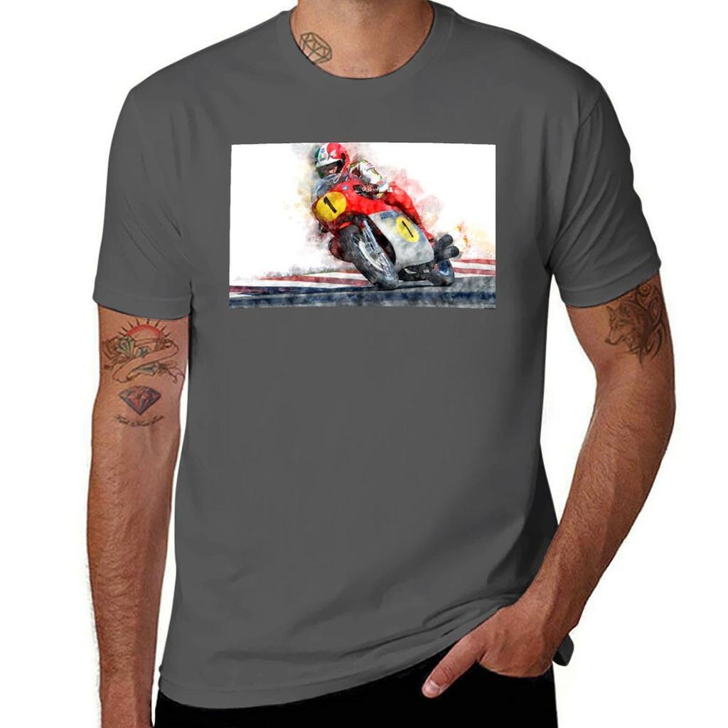 T-shirt Giacomo Agostini Base Leggera Manica Corta