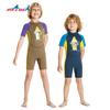 2.5MM Children's Diving Suit One-piece Short-sleeved Warm Middle Snorkeling Surfing Swimsuit