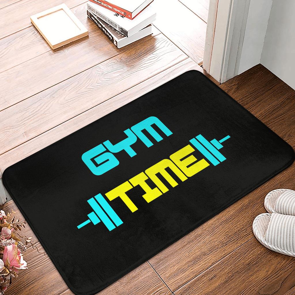 Eat Sleep Train Repeat Fitness Motivational Doormat Non-Slip Entrance Kitchen Bath Floor Door Mats Garden Carpet Rug