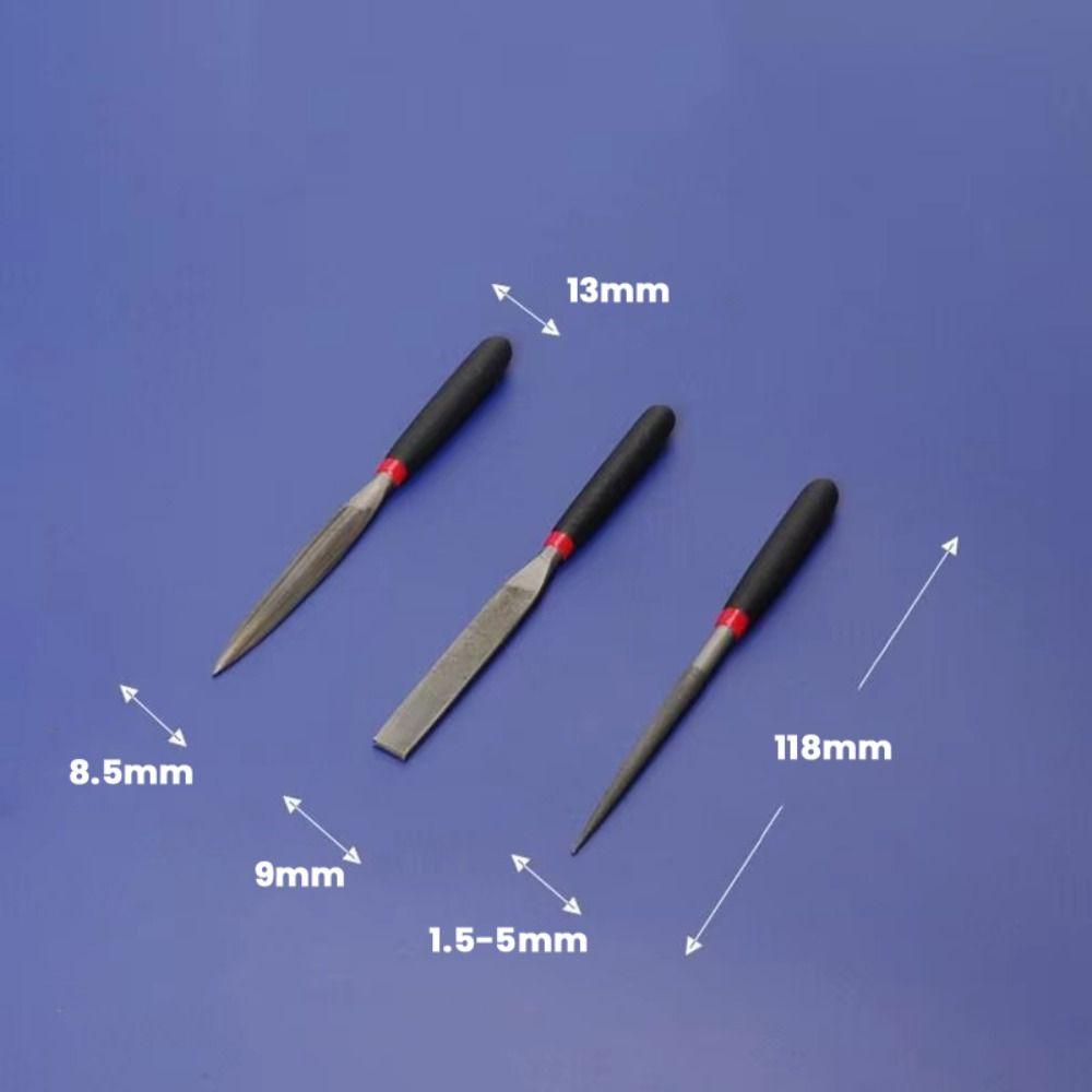 Stone Glass Carving Craft Flat File Metal Half Round File High Quality Needle Filing