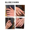 S925 sterling silver geometric ring of the same style, niche design, personalized fashion index finger ring, light luxury, simple and versatile ring.