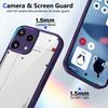Für Nothing Phone 3A Lite Luftpolster Silikon Bumper Klar Matt Rückabdeckung Hartschalen Hülle für Nothing Phone 4A Pro Handy Hülle