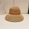 Japanese Style Floppy Straw Hat Women - Foldable Wide Brim Sun Protection for Beach Vacation