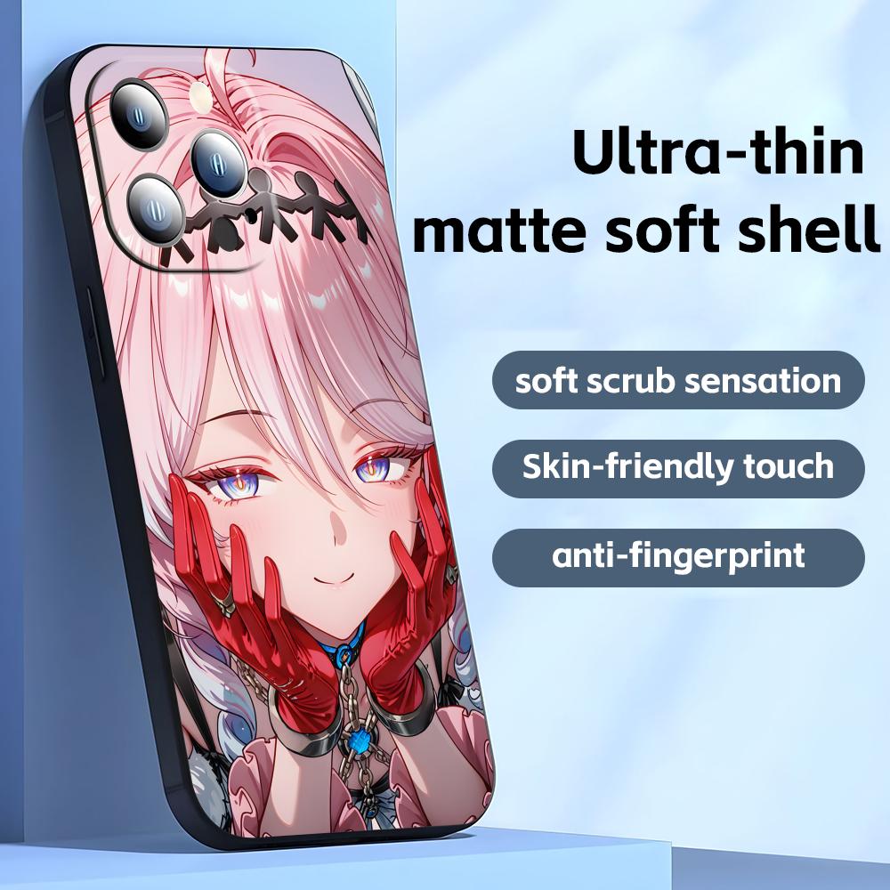 

Wuthering Waves Denia Phone Case For iPhone17 16 16e 15 14 13 12 11 Plus Mini Pro Max Soft black Shockproof Cover iPhone 13
