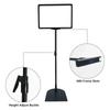 1PCS A4 Height Adjustable Stainless Steel Poster Display Frame Promotion Sign Holder Sales Cardboard Display Racks Stand