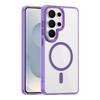 Transparent Magnetic Case For Samsung Galaxy S26 Ultra S25 FE S24 Plus S23 For MagSafe Wireless Charging Metal keys Cover Funda