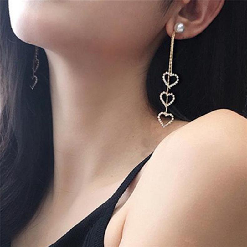 

Женские простые длинные серьги с кисточками в стиле любви из Японии и Южной Кореи