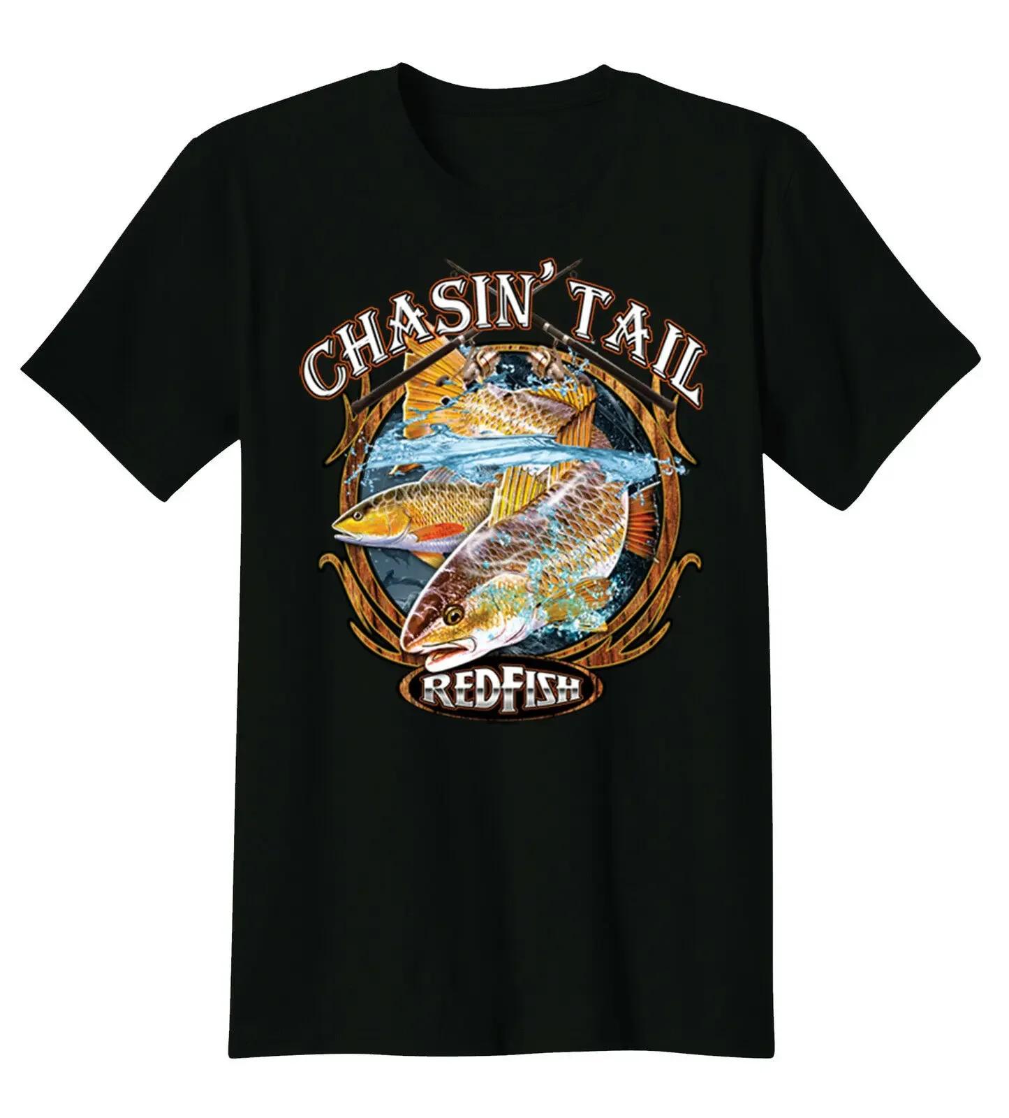 

Redfish Retro Anglers Fishing Fisherman T-Shirt 100% Cotton O-Neck Summer Short Sleeve Casual Mens T-shirt Size S-3XL 4XL