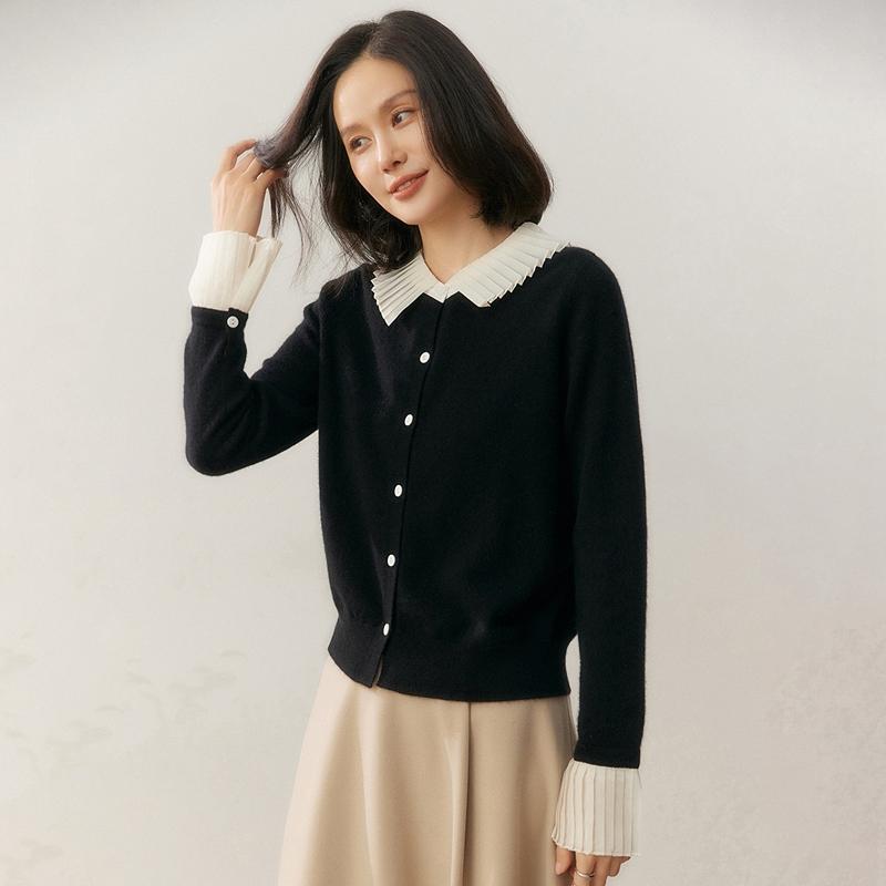 Qinghe 100% Pure Cashmere Women's Sweater - Ultra Soft Luxury Winter Pullover