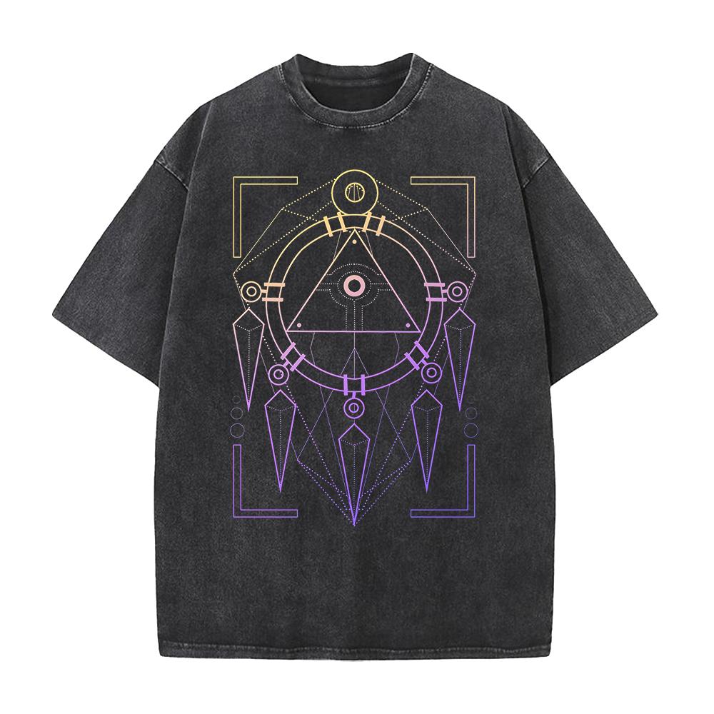 Anime YuGiOh Printed Tshirt Summer Short Sleeve Casual Cotton Tee Shirt Vintage Washed Oversized Tops Mens Clothing