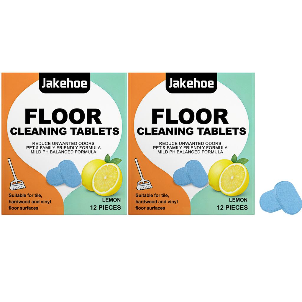 Floor Cleaning Tablet Removing Floor Stains Eliminate Odors Polishing Restore Shine Freshing Lemon Fragrant Daily Floor Cleaner