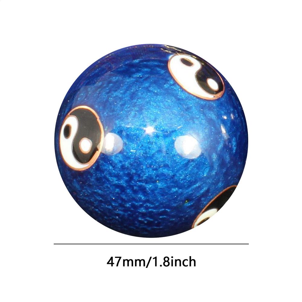 

2pcs 1.85-Inches Chinese Baoding Balls Chinese Medicine Balls Meditation Balls Enhance wrist strength Health for Hand Relief синій