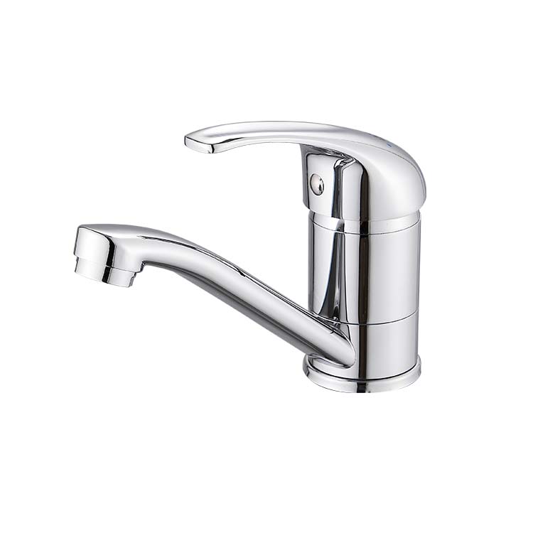 Hot and Cold Zinc Alloy Kitchen Faucet (as the picture,Chrome)