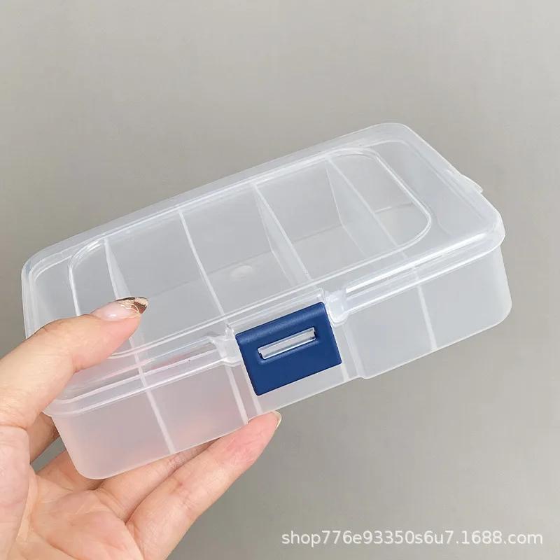5 Transparent Plastic Storage Boxes Can Accommodate Small Items, Small Toys, Decorations, Small Cards, Sorted Storage, Not Messy