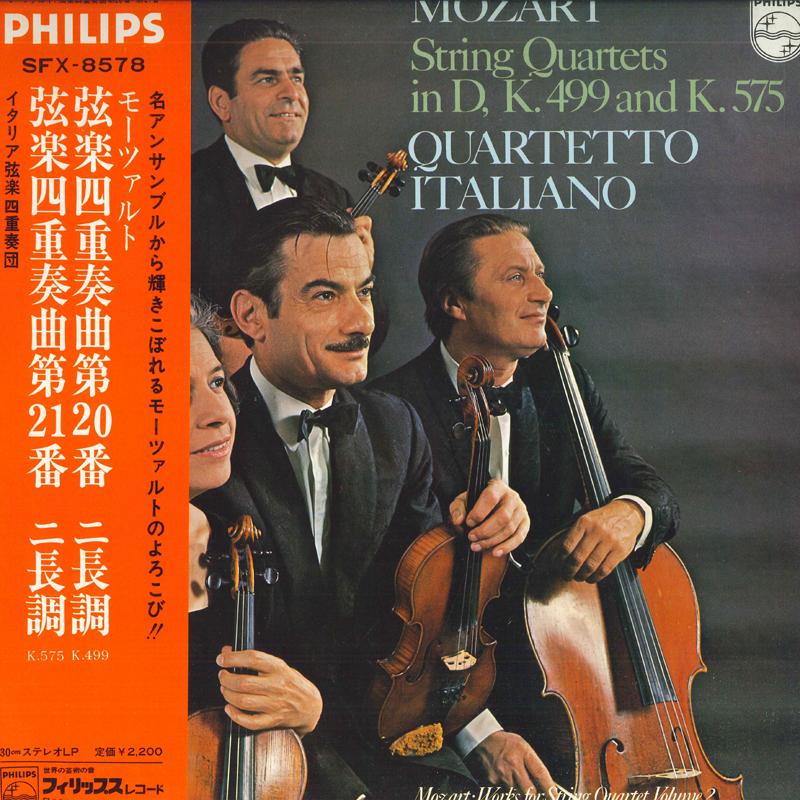 

LP Record - Mozart: String Quartet K.499, K.575 SFX8578 PHILIPS Japan Obi Classical