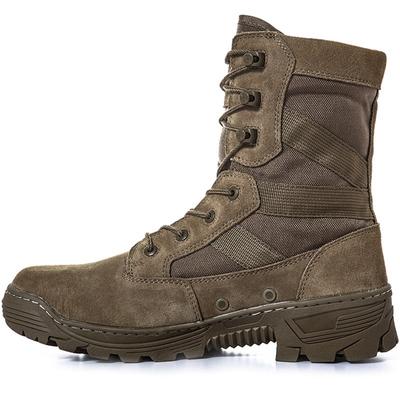 Fashion High-quality Male Desert Tactical Boots Outdoor Combat Boots Men Shoes Waterproof Puncture-proof Safety Boots Hiking Shoes