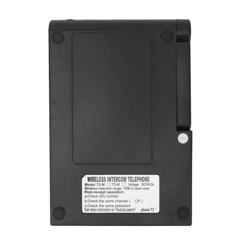 Drahtloses Gegensprechanlagensystem 2 km Reichweite LED-Bildschirm Raum zu Raum Sub-Master-Gegensprechkommunikation