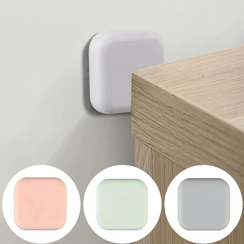 5PCS Silicone Door Stopper Handle Bumpers Self Adhesive Mute Anti-Shock Protection Porte Pad Round Square Wall Protector Pad