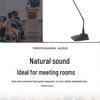 Wired Gooseneck Podium Microphone for Classroom & Lecture, 48V Professional Condenser