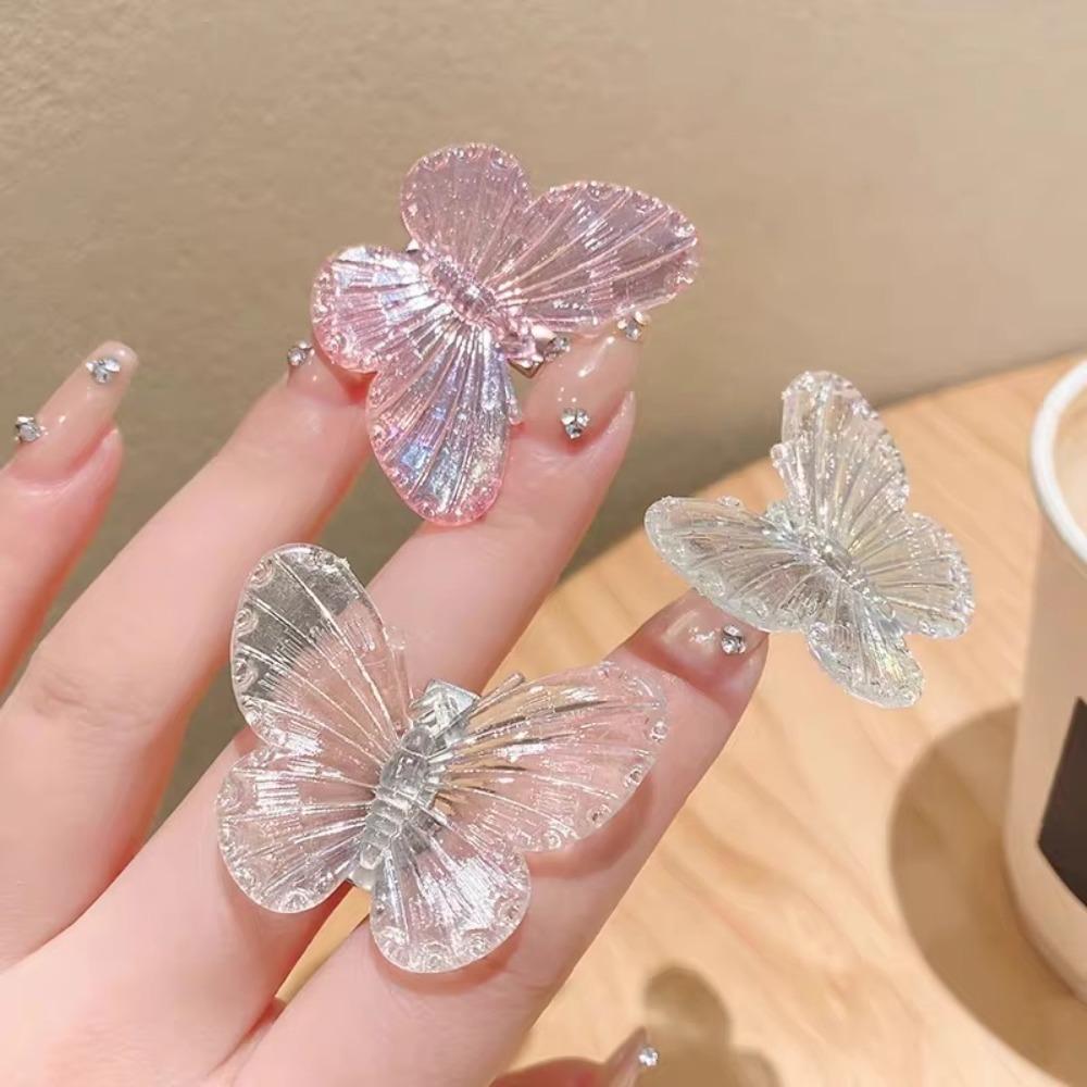 Bangs Clips Butterfly Duckbill Cute Sweet Girl Hairpin New Butterfly Hair Clip