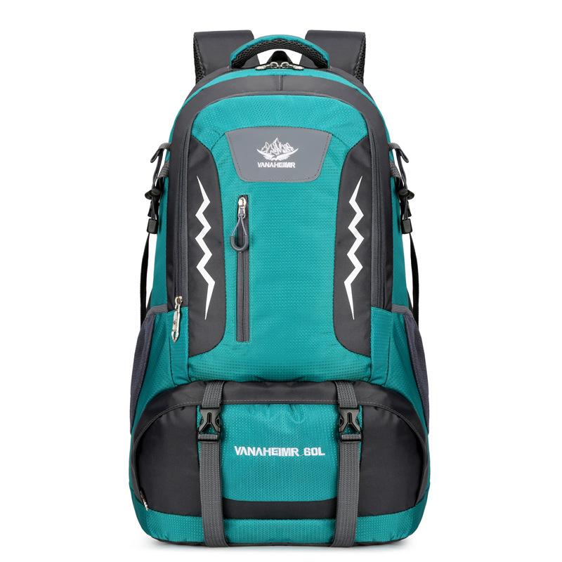 60L Wanderrucksack Herren Damen Outdoor Wasserdichter Reiserucksack Große Kapazität Bergsteigerrucksack Camping Kletterrucksack