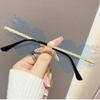 Novelty Flame Sunglasses For Shows And Daily Wear Punk Costume Accessories Masquerades Party Decoration