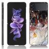 Tian Guan Ci Fu Funda Phone for Samsung Z Flip 7 6 Galaxy Z Flip 5 3 4 5G Case Black Hard PC Shell Protective Cover