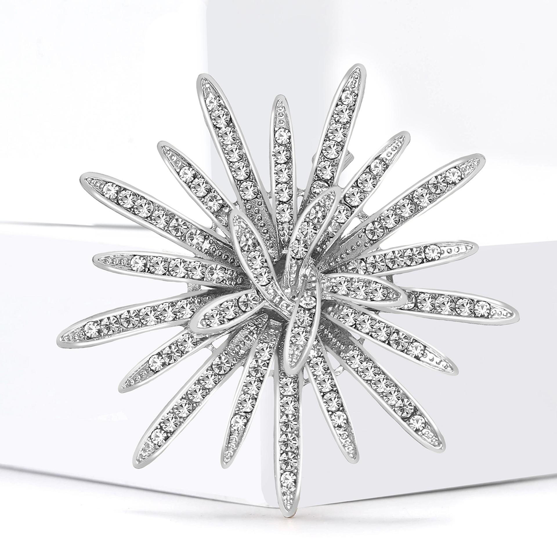 

Металевий значок Креативна брошка One Size срібний