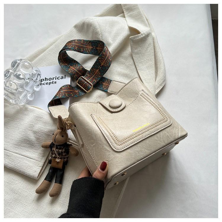 Nischendesign Retro Vielseitige Damen Umhänge-Bucket Bag - 2024 Erweiterte Textur Edition