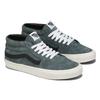 Vans Sk8 Mid Pig Suede 2 Comfortable Versatile Mid-Top Skate Shoes Unisex Skate Shoes Gray VN000BWEG0Z
