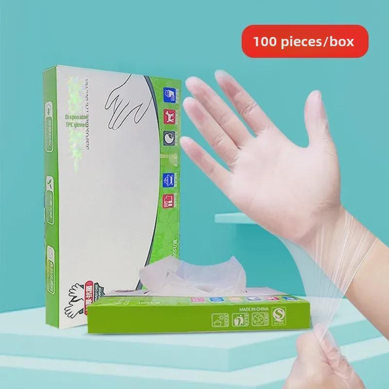 Thickened Durable TPE Disposable Food Grade Gloves for Kitchen and Baking