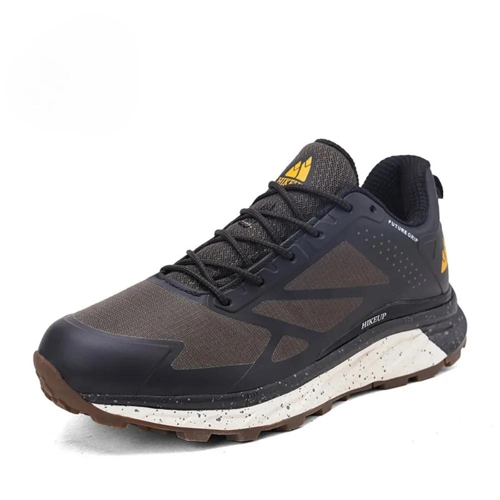 Men's Hiking Trail Running Shoes Breathable Hiking Sport Trail Male Comfort Trekking Running Sneakers