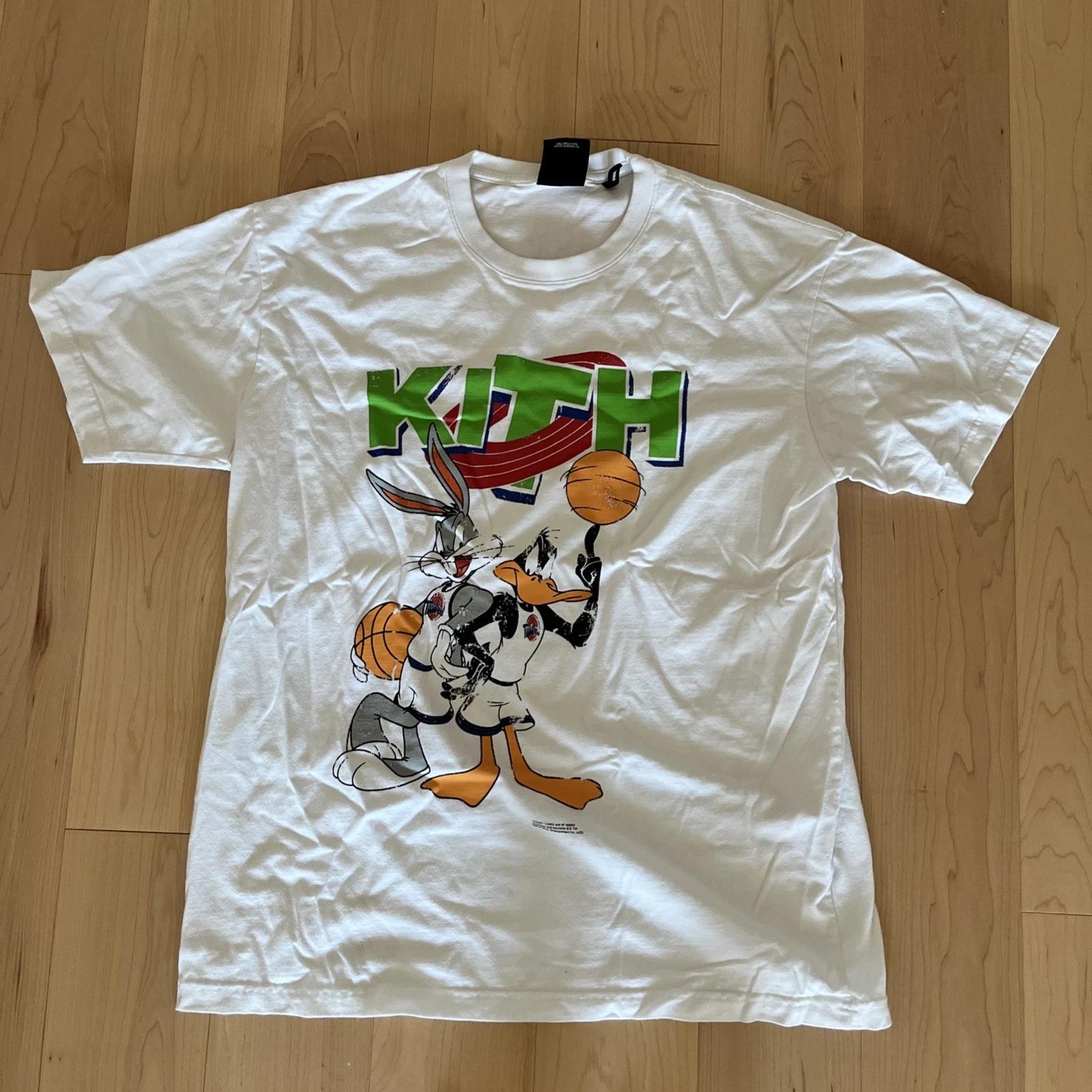 Kith x Looney Tunes KithJam Space Jam Vintage Tee White Size Medium M 4XL