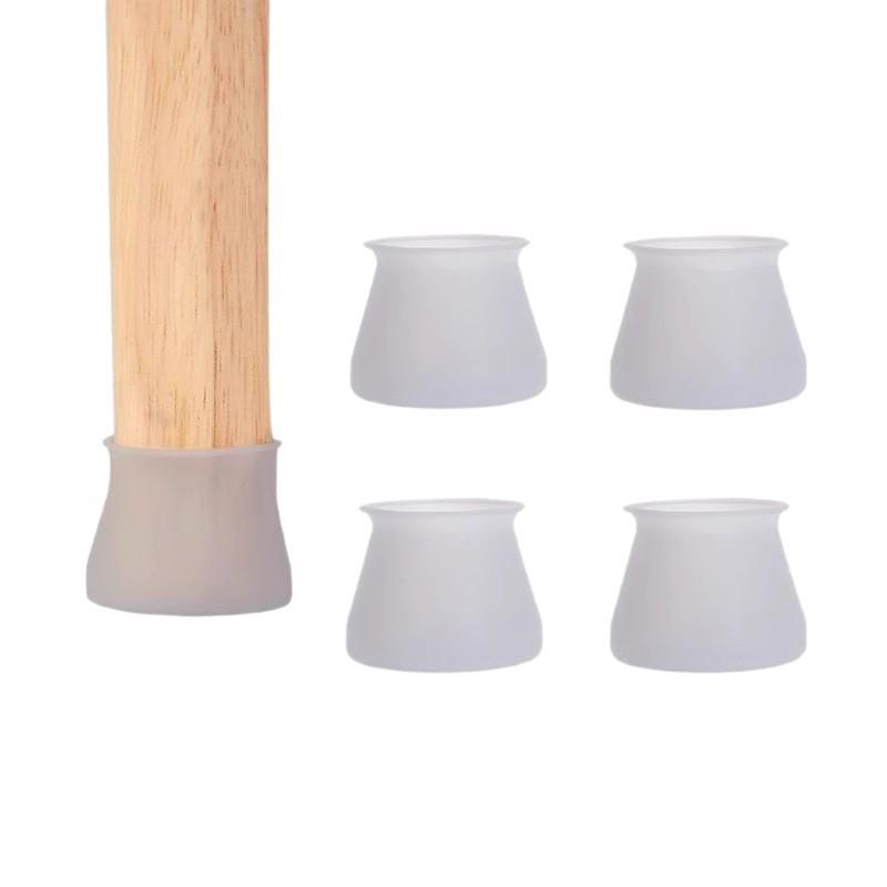 Silicone Non-Slip Chair and Table Leg Covers - Thick, Universal, Wear-Resistant Protection Pads