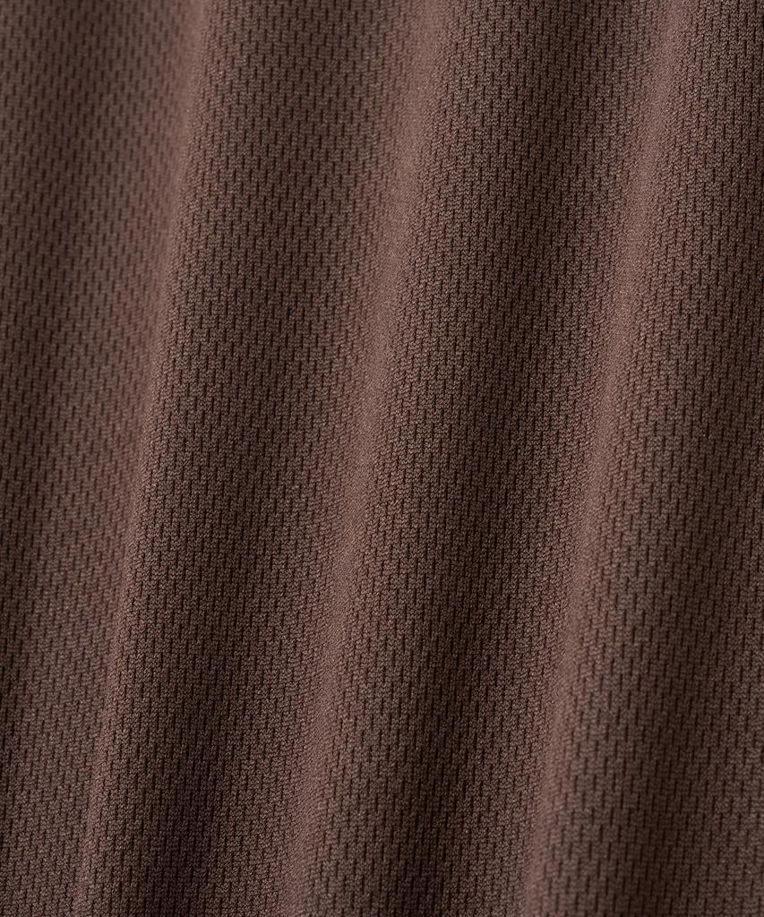 PHYPS MOTORCYCLE Mesh Speed Track Short Sleeve Brown