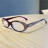 Damen Kleinrahmen Lesebrille Oval Blaulichtblockierend Alterssichtige Brillen Gestelle +1.0+1.5+2.0+2.5+3.0+3.5+4.0 Unisex