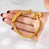 Five Emperors Money Bracelet High-end Hammer Pattern Small Fat Fu Half Bracelet Women's Bracelet