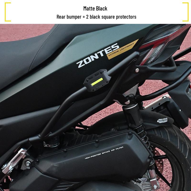 Zongshen 150X Crash Bars, Anti-fall Bumpers, Luggage Rack & Windshield Mod