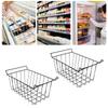 Basket Steel Wire PE Coating Space Saving Multifunctional     Bin for Refrigerator Food Storage