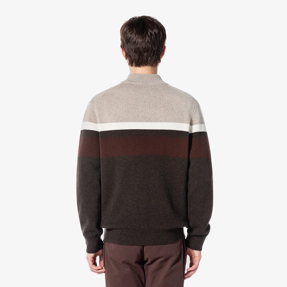 Lacoste Men's High-Neck Color-Block Cardigan AH701E-54NSHI