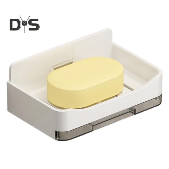 

1/3 шт настенная мыльница с поддоном для слива прочная несущая простая в установке многоцелевая мыльница держатель для бритвы органайзер для ванной комнаты 1pc