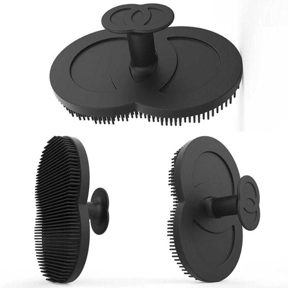 Silicone Exfoliating Facial Brush Hand Wash Brush Facial Face Scrubber Brush  Makeup Removal