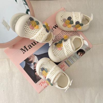 Sandali Bambina Estivi Nuovi Modello Floreale Rete Traspiranti Scarpe Bambini Comfort Leggeri Antiscivolo Sandalias Età 1-2