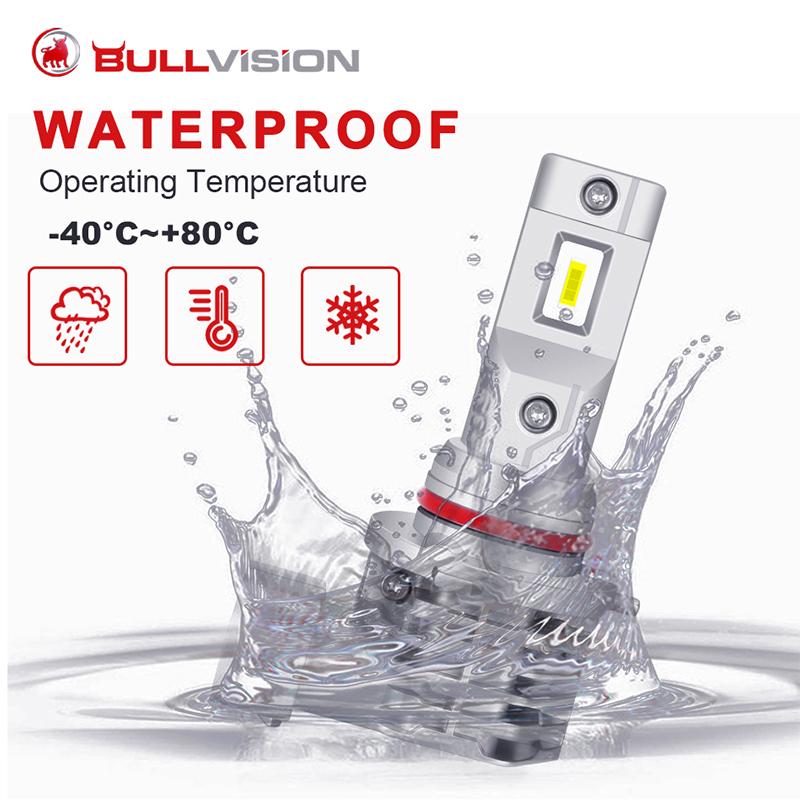 H11 H7 LED Car Headlight Bulbs H8 H4 HB3 9005 HB4 9006 CSP diode motorcycle fog lamp 4300K 6000K nebbia luces led para auto KQ 9006/HB4