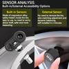 Solar/USB Powered Tire Pressure Monitoring System Wireless Tire Pressure Sensors  Car Safety