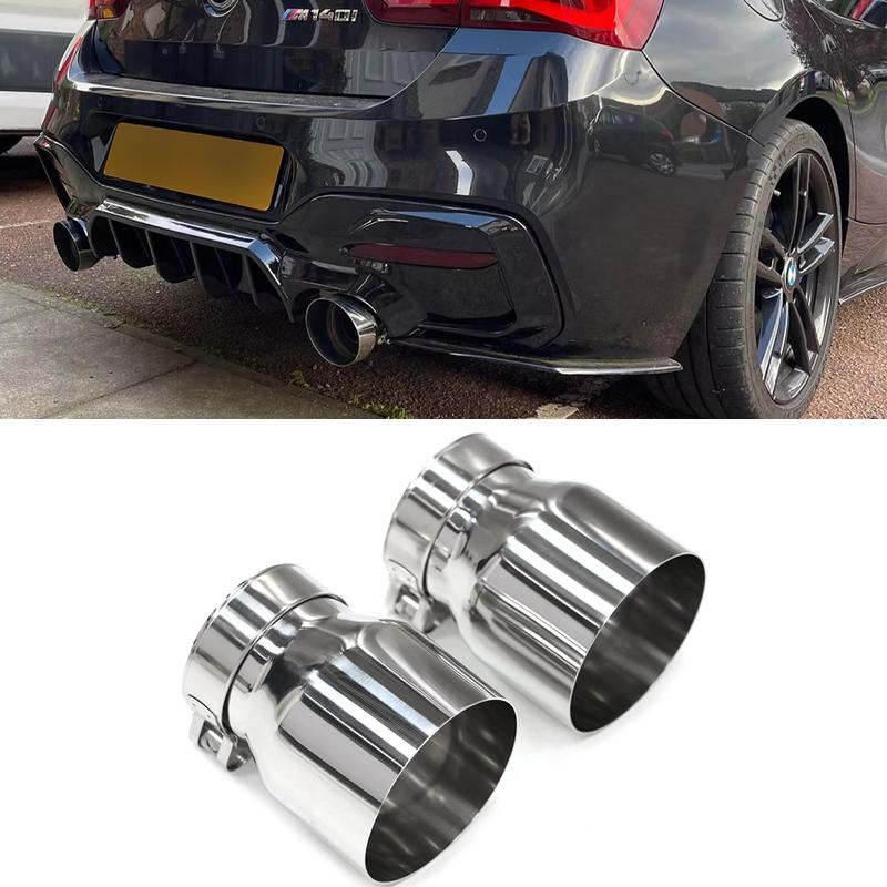 2pcs/lot Exhaust Tip For BMW F22 F23 M235i M240i F20 F21 M135i M140i F30 F31 M335i M340i F32 F33 F36 M435i M440i ID60mm Muffler