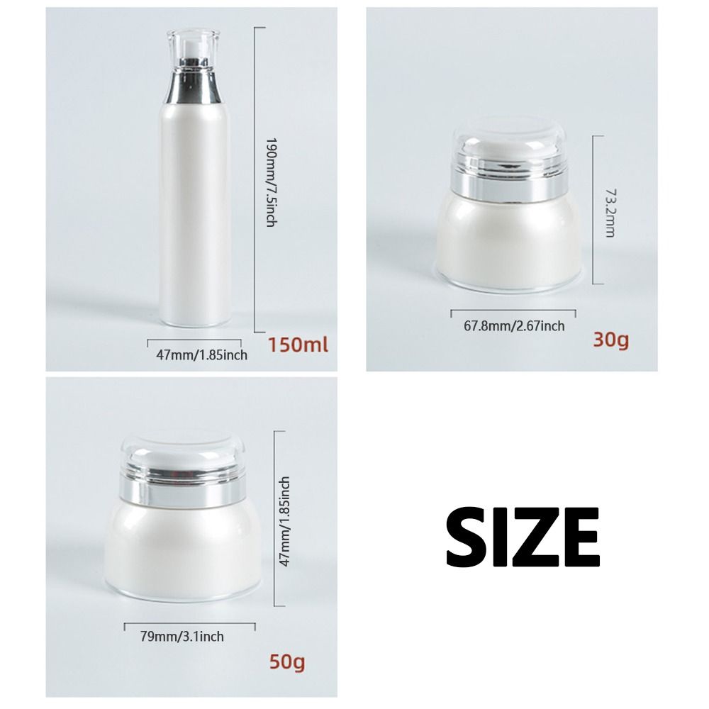 Bottles Cosmetic Container Lotion Vials Vacuum Pump Bottle Cosmetic Jars Face Cream Bottles