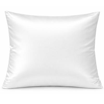 Pillowcase 50x60 White POLISH COTTON SATIN Bookmark for Hotel